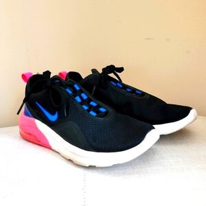 Nike Air Max black blue hot pink and white